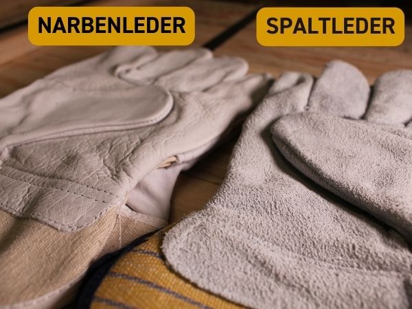 Unterschied Narbenleder und Spaltleder Handschuhe